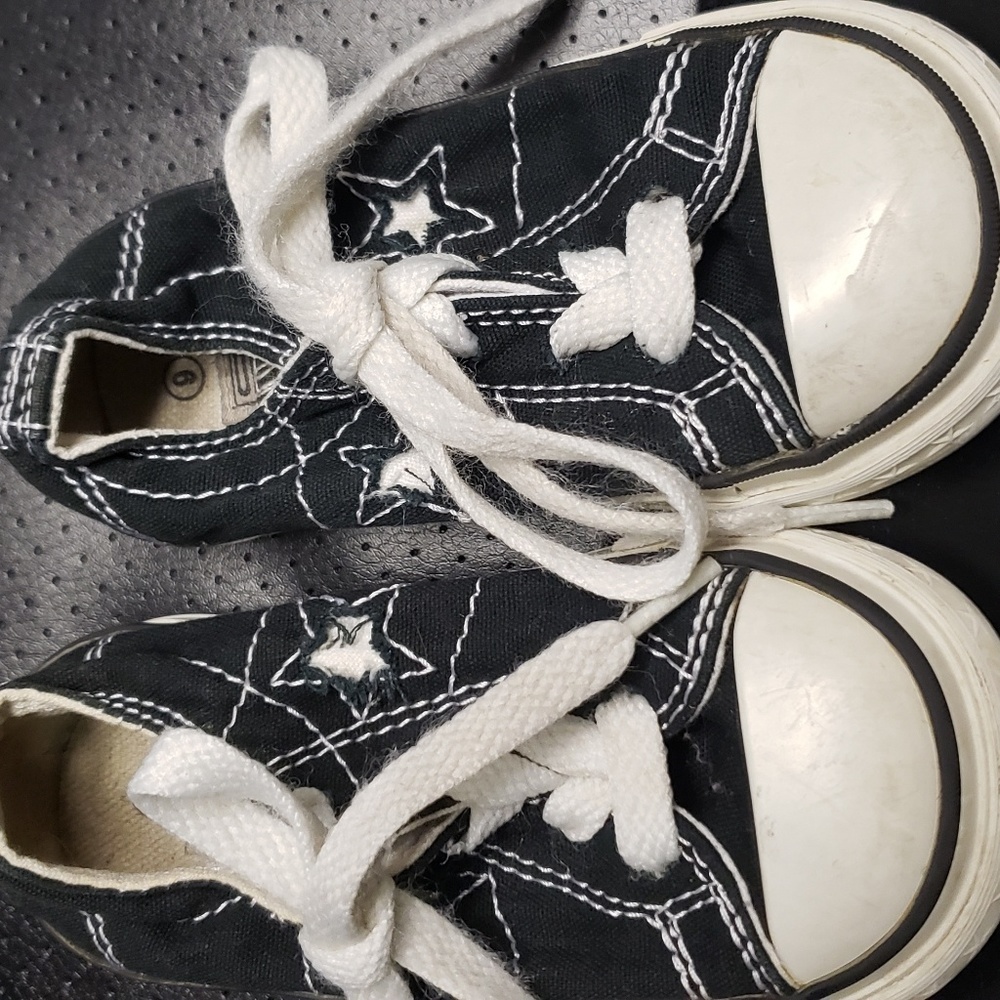 Used Toddler Black Converse